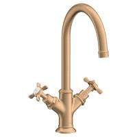 Смеситель Axor Montreux для раковины, для 1 отв., цвет: шлифованная бронза