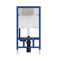 Система инсталляции для унитазов ARROW AKB1051, с кнопкой, серая