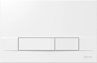 Клавиша для инсталляции Lemark Bit 9804008 белая глянцевая