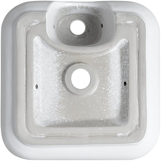 раковина накладная 39 см aquanet city-2 00211281, белая