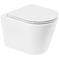 Унитаз BelBagno Flay-R BB053CHR/BB870SC подвесной с сиденьем Микролифт