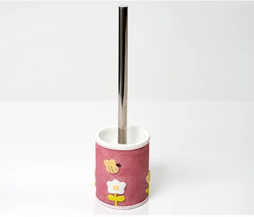 Ёршик для унитаза WasserKRAFT Ammer K-6427 розовый матовый