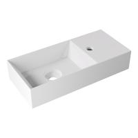 Раковина Alice Spy 34100101 накладная, 55x25 см, белый