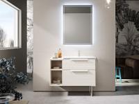 Шкаф-пенал 35х150 CEZARES URBAN 55184, цвет Grigio opaco