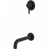Смеситель для ванны Whitecross Y black YSET03BL Черный матовый