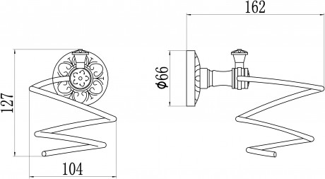 Держатель фена Savol 58C S-005855C