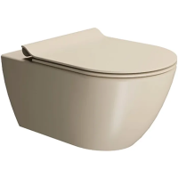 Унитаз подвесной GSI PURA 8815FR508 безободковый, Cretta opaco