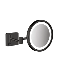 Косметическое зеркало x 3 Hansgrohe AddStoris 41790670, черный матовый
