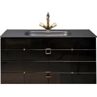 Тумба под раковину Boheme Armadi Art Vallessi Avangarde Piazza 80 841-080-BG подвесная Черная Золото Тумба под раковину Boheme Armadi Art Vallessi Avangarde Piazza 80 841-080-BG подвесная Черная Золото