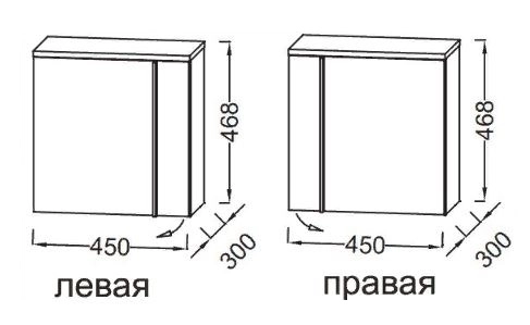 тумба под раковину jacob delafon nouvelle vague 45 см, eb3045d-nr2 коричневая кожа, правая