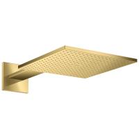 Верхний душ Axor ShowerSolutions 35314990 с настенным держателем полированное золото