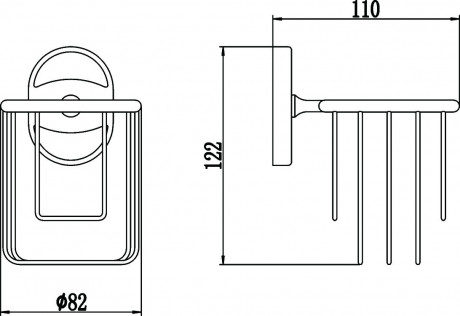 Держатель освежителя воздуха Savol S-007033-1