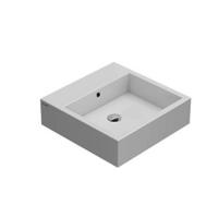 Раковина в ванную накладная Globo Stone SCQ51BI 50x50 см, белая