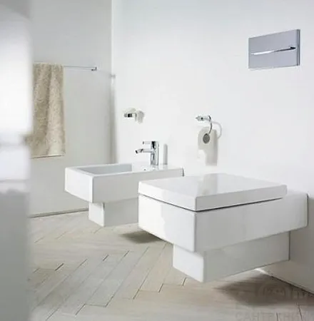 унитаз duravit vero 2217090000 подвесной, цвет белый