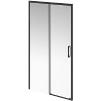 Душевая дверь Kerama Marazzi Vetro 110 VE.110.SD.BLK.M профиль черный матовый, стекло прозрачное
