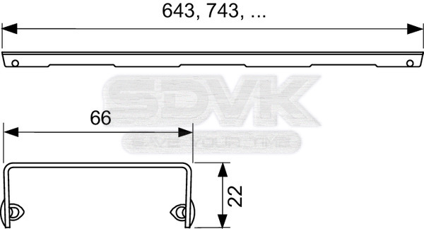 решетка tece tecedrainline "quadratum" 601551: прямая, нержавеющая сталь, 150 см, сатин