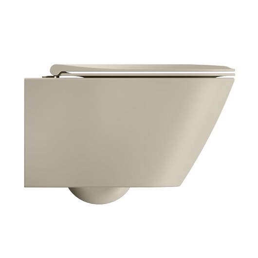 унитаз подвесной gsi modo+ 8415fr508 безободковый, swirflush 2.0, creta matt