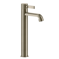 Смеситель Gessi Inciso 58004#149 для раковины на 1 отверстие, высокий h=33.7 см, без донного клапана цвет finox