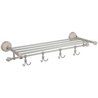 Полка для полотенец Migliore Olivia 17558 цвет белый \ хром