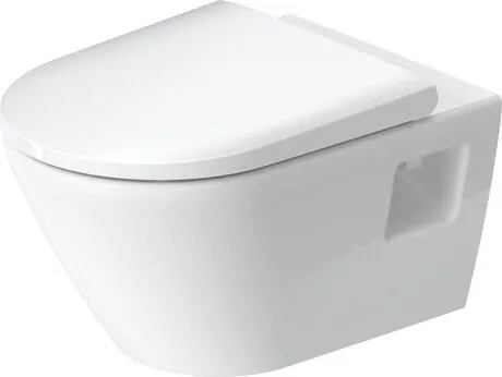 унитаз duravit d-neo 45780900a1 подвесной, безободковый, с сиденьем, белый