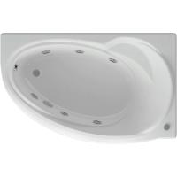 Акриловая ванна Aquatek Бетта 170x97 R BET170-0000011 с гидромассажем с фронтальной панелью с каркасом (разборный) со слив-переливом