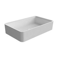 Раковина Antonio Lupi SERVORETTO RETTOMOOD63 Flumood шгв 630*380*130, отверстия для смесителя-отсутствуют, цвет-белый