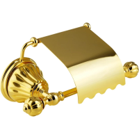 Держатель туалетной бумаги Migliore Olivia 26176 с крышкой, цвет золото