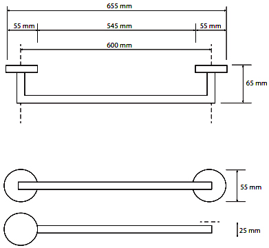 Полотенцедержатель Bemeta Amber 155204042 Полотенцедержатель Bemeta Amber 155204042