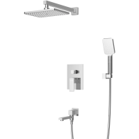 Душевой комплект Cezares Slider SLIDER-VDSET-01 270x200 мм, со смесителем, хром Душевой комплект Cezares Slider SLIDER-VDSET-01 270x200 мм, со смесителем, хром