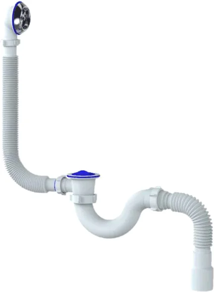 Слив-перелив для ванны Unicorn S32P 40 мм, хром