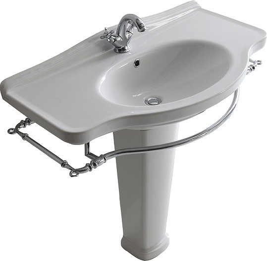 раковина полувстраиваемая 110 см galassia ethos 8435м