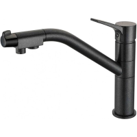 Смеситель для кухни с подключением к фильтру ZorG Sanitary ZR401KFCHEPHYIMETALLIK