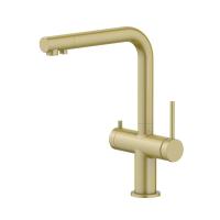 Смеситель для кухни Aquatek Европа AQ1385BG цвет Золото шлифованное
