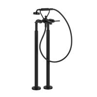 Смеситель для ванны Gessi Venti20 65128#299 напольный, черный матовый