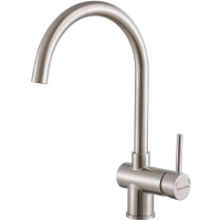 Смеситель для кухни Paulmark Bend Be212066-SS Нержавеющая сталь