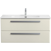 Тумба под раковину Cezares Eco-Cer-N 100 ECO-CER-N-1000-2C-SO-AS-P подвесная Альпака брашированная без ручек