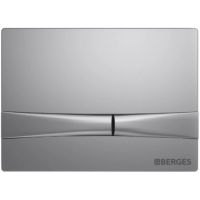 Клавиша смыва Berges Novum F2 040052 Хром матовый