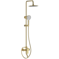 Душевая система Wonzon & Woghand Line WW-AE3354-BG 224 мм, со смесителем, золотой матовый Душевая система Wonzon & Woghand Line WW-AE3354-BG 224 мм, со смесителем, золотой матовый