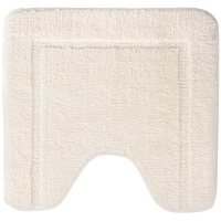 Коврик для ванной комнаты с вырезом, 45х45, микрофибра, светло-бежевый, IDDIS Promo (PTLT01Mi12)