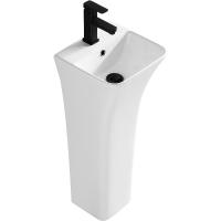 Раковина CeramaLux G-515 напольная, 1 отв. под смеситель, 33x34 см, белая