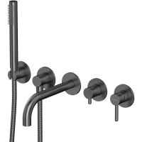 Смеситель для ванны Whitecross Y gunmetal Y1240GM Оружейная сталь