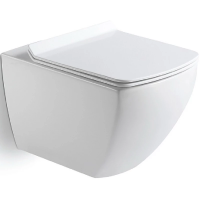 Унитаз подвесной Black&White Universe W726 сиденьем микролифт