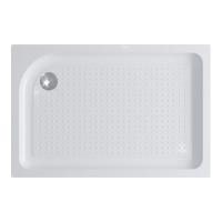 Душевой поддон BelBagno Tray 120×80 L TRAY-BB-AH-120/80-15-W-L белый