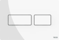 Кнопка смыва Tece TECEsolid 9240432 для инсталляции, белый глянец