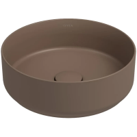 Раковина Isvea Infinity 10NF65036SV-2H накладная, Ø36 см, коричневый матовый
