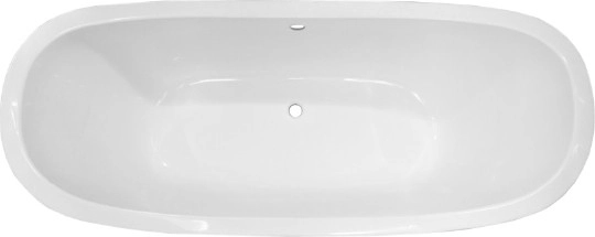 ванна из искусственного камня эстет скарлетт 180х77 фр-00001245 ножки белые