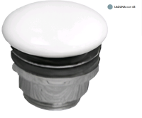 Донный клапан Alice, для раковин, цвет-лагуна матовый (Laguna matt)