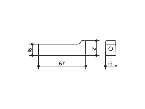 Крючок Keuco Edition 11 11116 010000