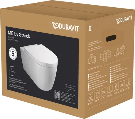 унитаз duravit me by starck 45290900a11 подвесной, безободковый, сиденье с микролифт, белый с wondergliss
