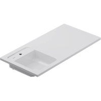 Раковина AM.PM X-Joy M85AWPL1001WG с местом под стиральную машину, L , 100x50 см, белая